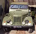 A retired GAZ-69 in the Fort aan den Hoek van Holland&nbsp;[nl] in Hook of Holland, Netherlands