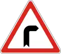 Curve to the right