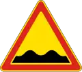 Uneven road