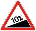Steep climb
