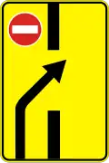 Do not enter to oncoming lane, return to your lane