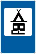 Camping grounds with caravan parking