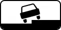 Park straddling curb (when minimum distance is possible)