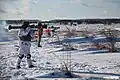 Ukrainian soldiers training with M141 in January 2022