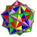 A compound of five cubes