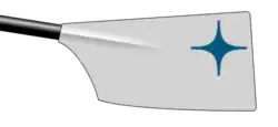 Image showing the rowing club's blade colours