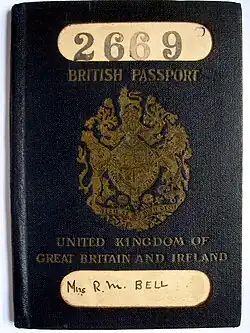 Prior to Irish independence, British passports were used.