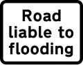 Road liable to flooding