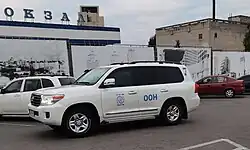 IOM Car in Dnipro, Ukraine