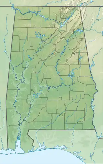 Lay Dam is located in Alabama