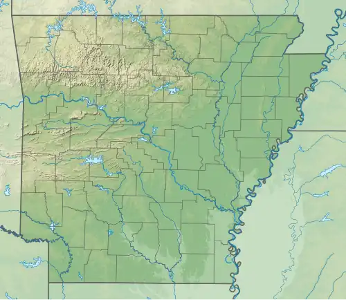 Mount Magazine is located in Arkansas