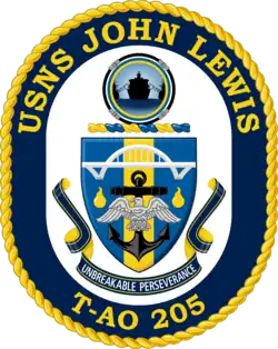 USNS John Lewis Coat of Arms