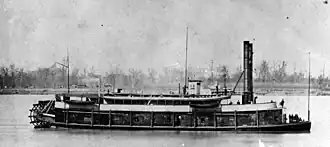 USS&nbsp;Marmora, a sternwheel tinclad similar to Romeo