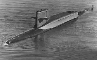 USS Patrick Henry (SSBN-599) in 1960