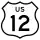 Business U.S. Highway 12 marker