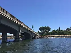 Looking east toward Idaho, from underneath the bridge