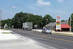 Highway 62 runs through Garfield