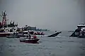 Rescue efforts and the Coast Guard, as well as Flight 1549 halfway sinking