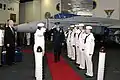 Chairman of the Joint Chiefs of Staff General Richard B. Myers during a visit to USS Theodore Roosevelt.