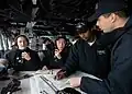 Onboard the bridge of the Blue Ridge, 18 January 2006