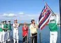 Flag of Hawaii featuring the Union Flag in the canton