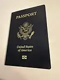 Cover of a NGP issued January 2026, note the front cover will not close by itself because of the polycarbonate bio page