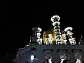 The mosque at night
