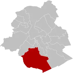Uccle municipality in the Brussels-Capital Region