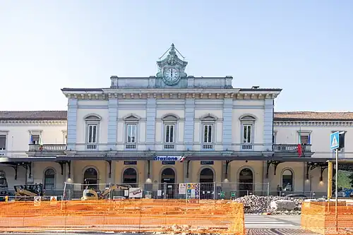 The main entrance.