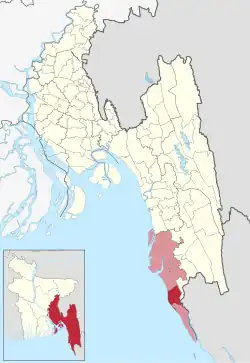 Location of Ukhia