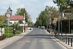 Taneczna Street in Stary Grabów.