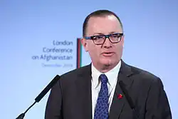 U.S. diplomat Jeffrey D. Feltman; UN Under-Secretary-General; studied Arabic 1994–1995