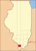 In 1819, the additional territory became Alexander County, reducing Union to its current borders.