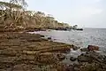Unique hardpan formations, Blackrock Beach