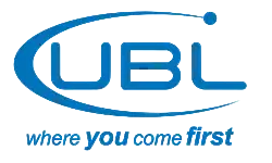 The logo of UBL