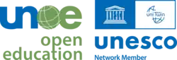 United Nations Open Education (UNOE) logo.