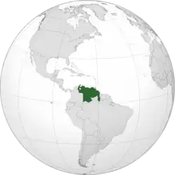 The United States of Venezuela in 1870