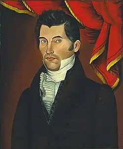 Unknown Gentleman with Red Drape. Hidden behind a $25 lithograph, this portrait sold for $79,000 at auction.