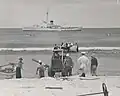 Supply delivery to Howland Island