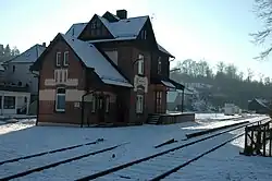 Abandoned train station