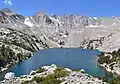 Upper Lamarck Lake with Peak 12373, Mount Lamarck, North Lamarck