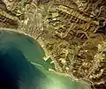 Urakawa town center area Aerial photograph
