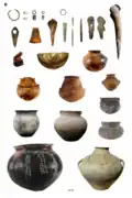 Metal, bone and ceramic artefacts