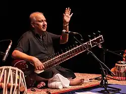 Shujaat Khan performing in 2025