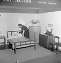 Bedroom furniture at the same exhibition.