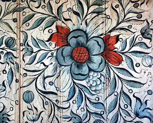 Rosemale painting