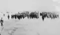 Uyghur reinforcements from Khotan marching to Kashgar
