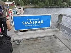 Welcome sign