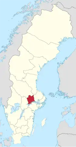 Västmanland County in Sweden