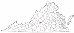 Location of Madison Heights, Virginia